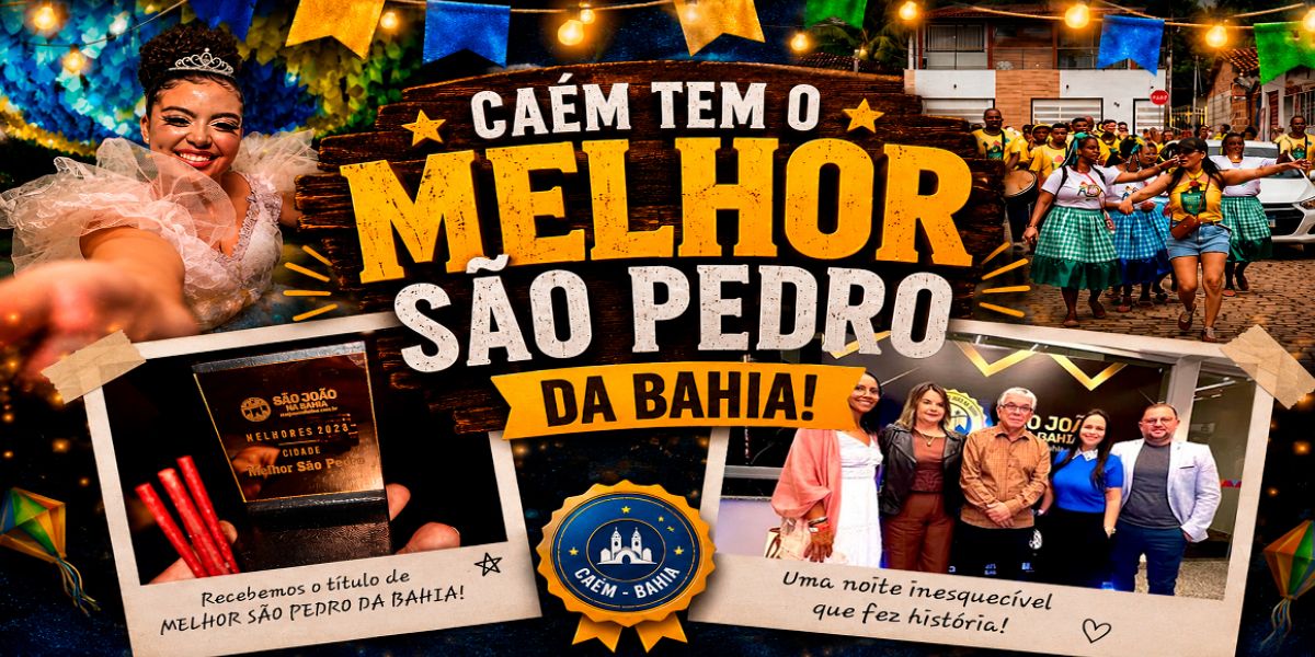 CAÉM TEM O MELHOR SÃO PEDRO DA BAHIA!